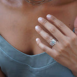 Silver Ethnic Rhombus Ring