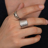 Silver Hammered Ring