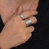 Silver Hammered Ring