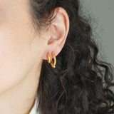 Classic Gold Open Hoop Earrings