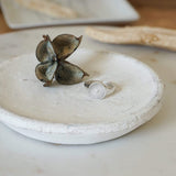 Silver Sun Rays Signet Ring