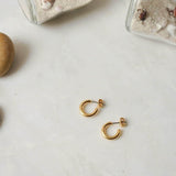 Classic Gold Open Hoop Earrings