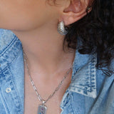 Ασημένιοι Κρίκοι Croissant 