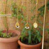 Χρυσό Κολιέ με Μενταγιόν Ματάκι