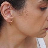 Classic Gold Medium Hoop Earrings