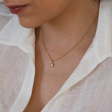 Tiny Dainty Rhinestone Necklace