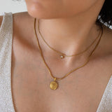 Tiny Dainty Rhinestone Necklace