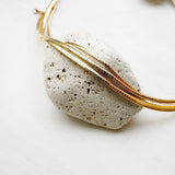 Gold Stainless Steel Flat Snake Chain Choker