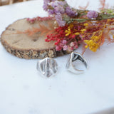 Silver Wave Ripple Ring