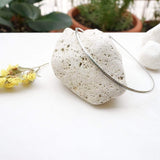 Silver Flat Snake Chain Choker