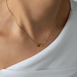 Gold Bold Drop Necklace