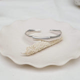 Silver Bold Angular Shape Cuff