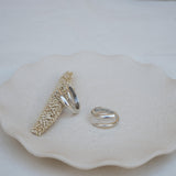 Silver Soft Open Twisted Ring