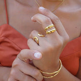Gold Lines Ring