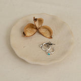 Turquoise Enamel Ethnic Huggie Hoop Earrings