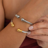 Silver Classic Cable Cuff