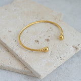Gold Classic Cable Cuff