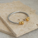 Silver Classic Cable Cuff