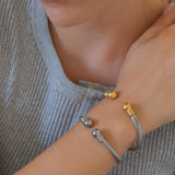 Silver Classic Cable Cuff