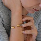 Silver Classic Cable Cuff