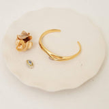 Gold Bold Cuff with Hole