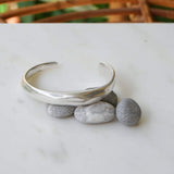 Silver Hammered Cuff