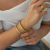 Gold Wristband Bracelet