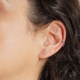 Μονό Ασημί Ear Cuff