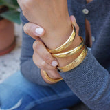 Gold Bold Cuff Bracelet