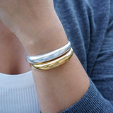 Gold Bold Cuff Bracelet