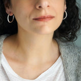 Κλασικοί Ασημί Ανοιχτοί Κρίκοι 