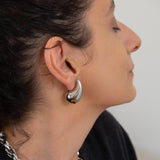 Silver Bold Earrings