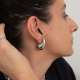 Silver Bold Earrings