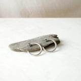 Κλασικοί Ασημί Ανοιχτοί Κρίκοι 