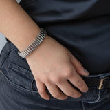 Silver Wristband Bracelet