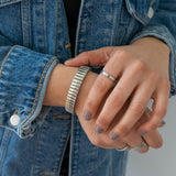 Silver Wristband Bracelet