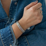 Silver Wristband Bracelet