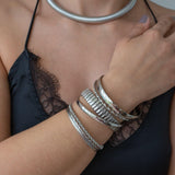 Silver Wristband Bracelet