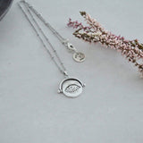 Silver Vintage-Style Evil Eye Protection Necklace