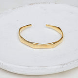 Gold Bold Angular-Shaped Cuff