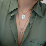 Ασημένιο Κολιέ με Μάτι