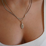 Ασημένιο Κολιέ με Μάτι