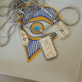 Ασημένιο Κολιέ με Μάτι