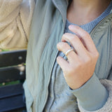 Silver Thin Soft Curve Ring