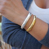 Silver Bold Cuff Bracelet