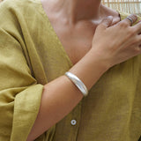 Big Silver Sade Bold Cuff