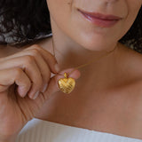Gold Bold Heart Necklace