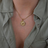 Gold ATHENA'S OWL necklace