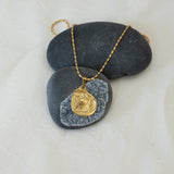 Gold ATHENA'S OWL necklace