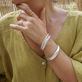 Big Silver Sade Bold Cuff